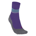 RU4 Endurance Reflect Chaussettes de running Femmes - violet, gris