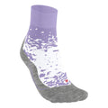 RU4 Endurance Chaussettes De Running Femmes-Violet,Gris