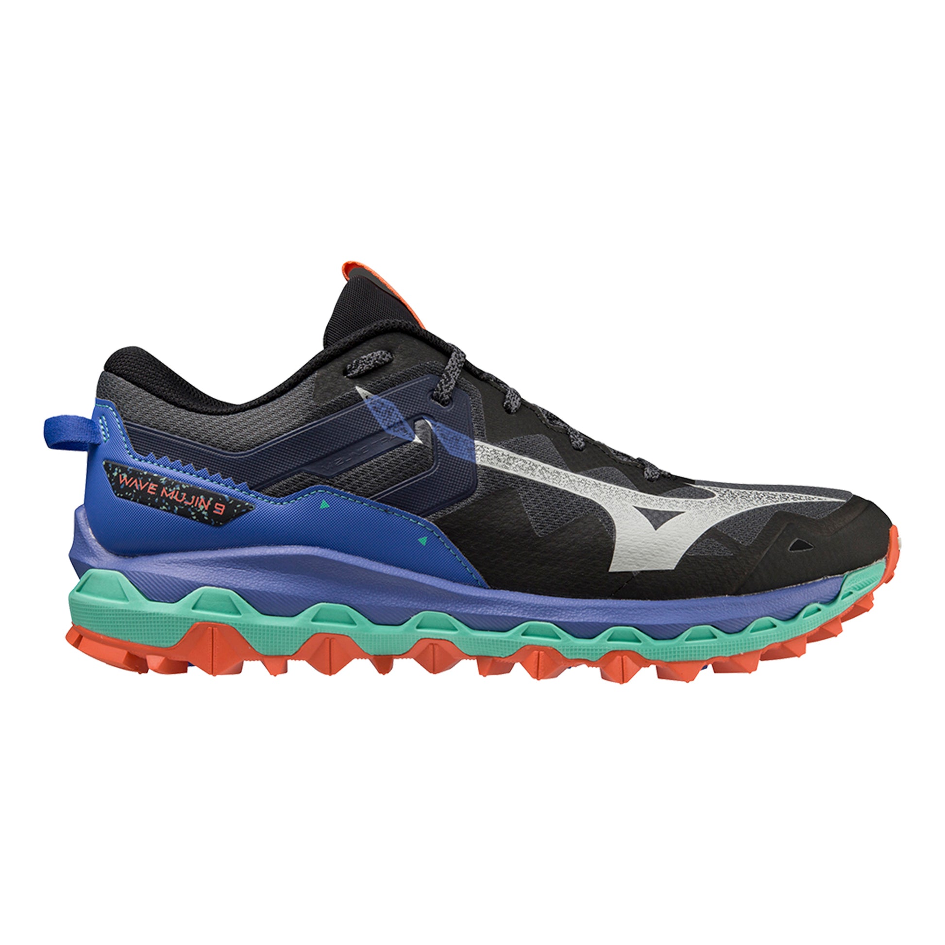 Mizuno Wave Mujin 9 Chaussure trail Hommes - gris foncé, bleu