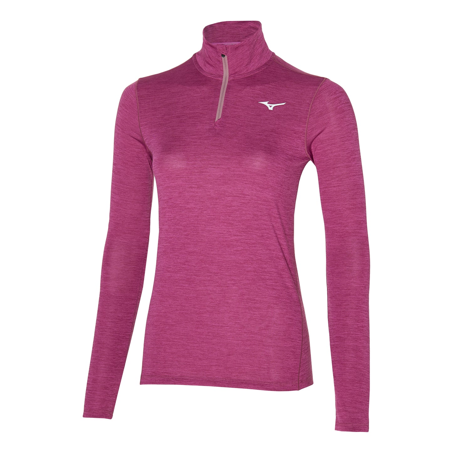 Mizuno Impulse Core Half-Zip Top De Course Femmes-Pink