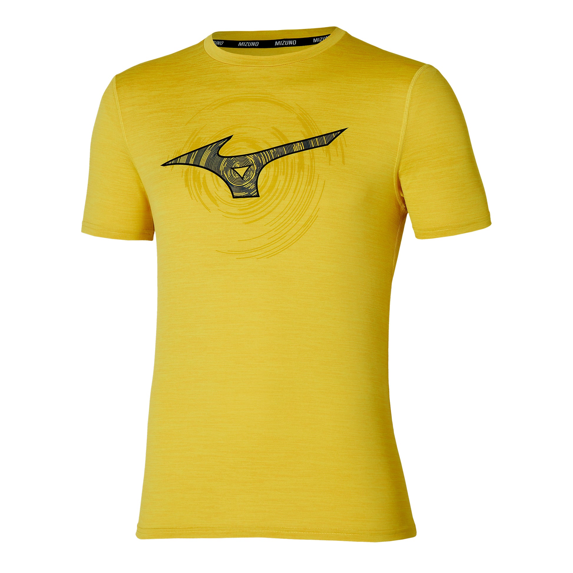 Mizuno Core RB Maillot de course Hommes - jaune,