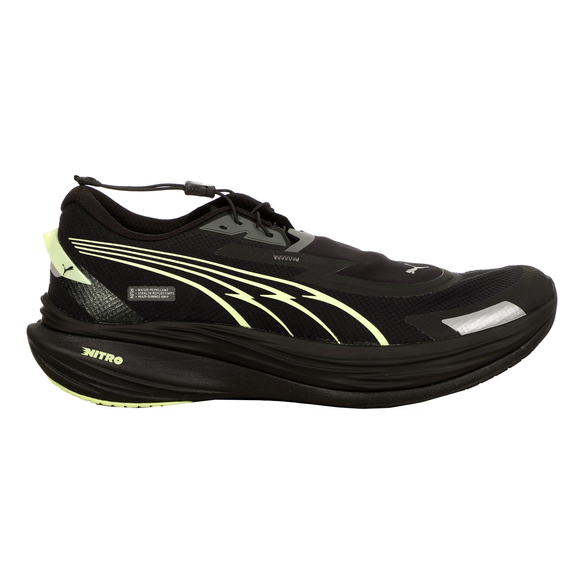 Puma Deviate Nitro 3 WTR+ Chaussure De Running Sans Stabilisateurs Hommes-Noir