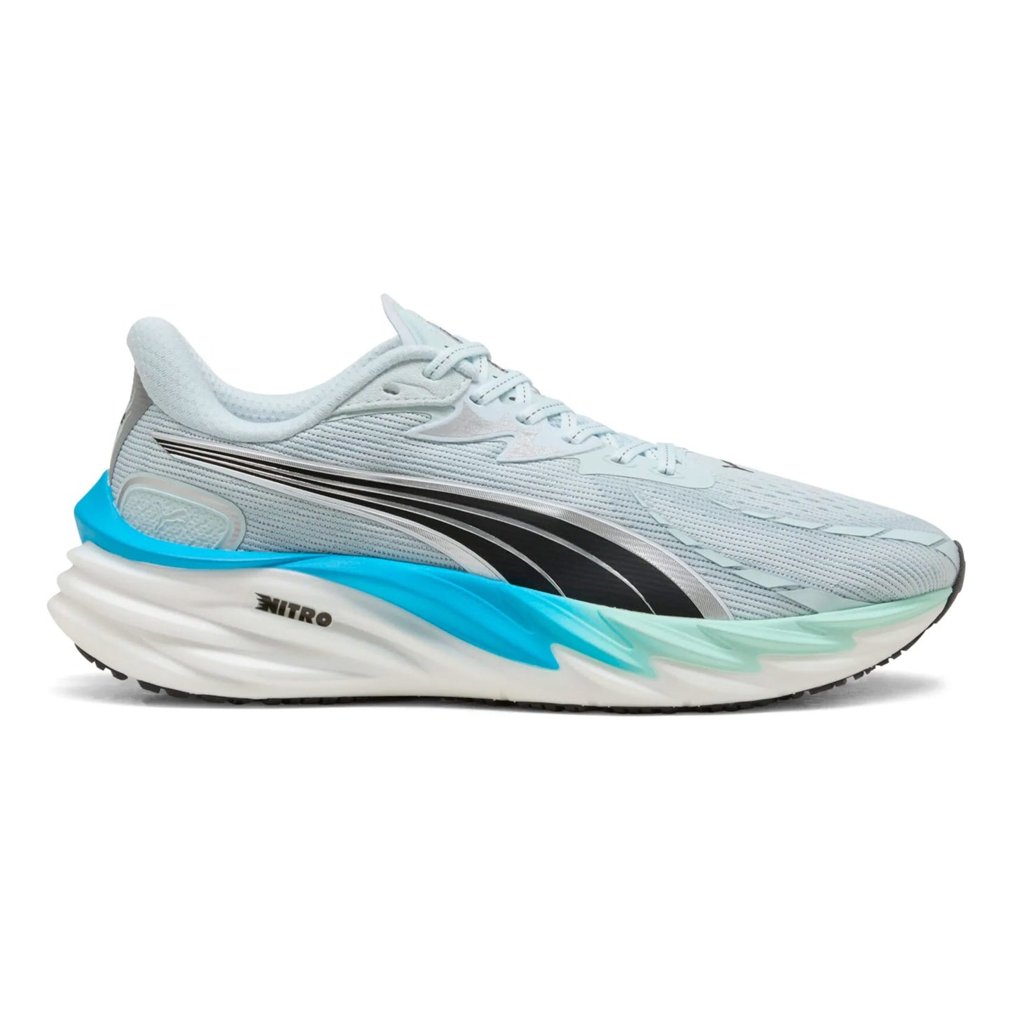 Puma Velocity Nitro 4 Chaussure De Running Sans Stabilisateurs Hommes-Mint, Bleu