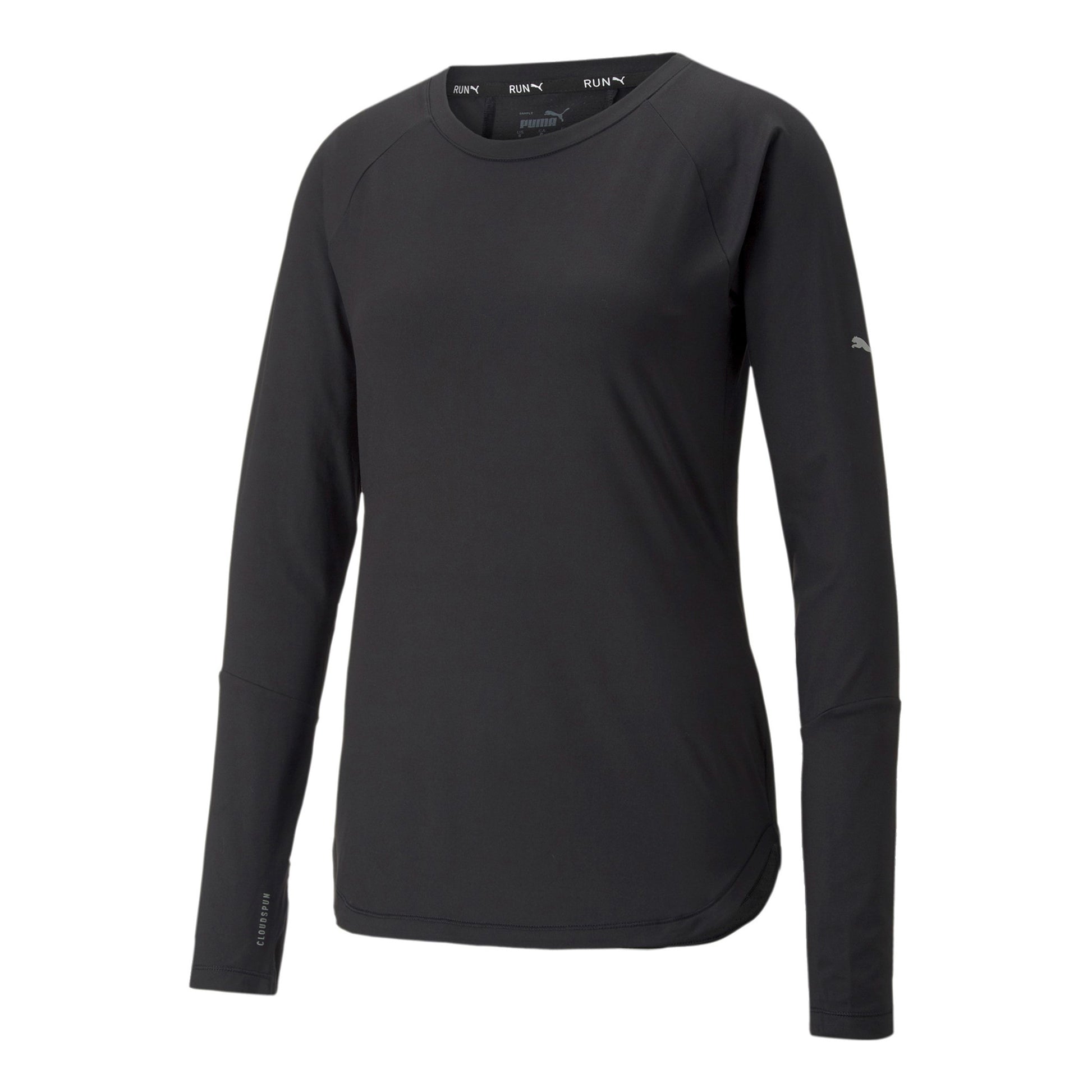 Puma Cloudspun Haut Manches Longues Femmes-Noir
