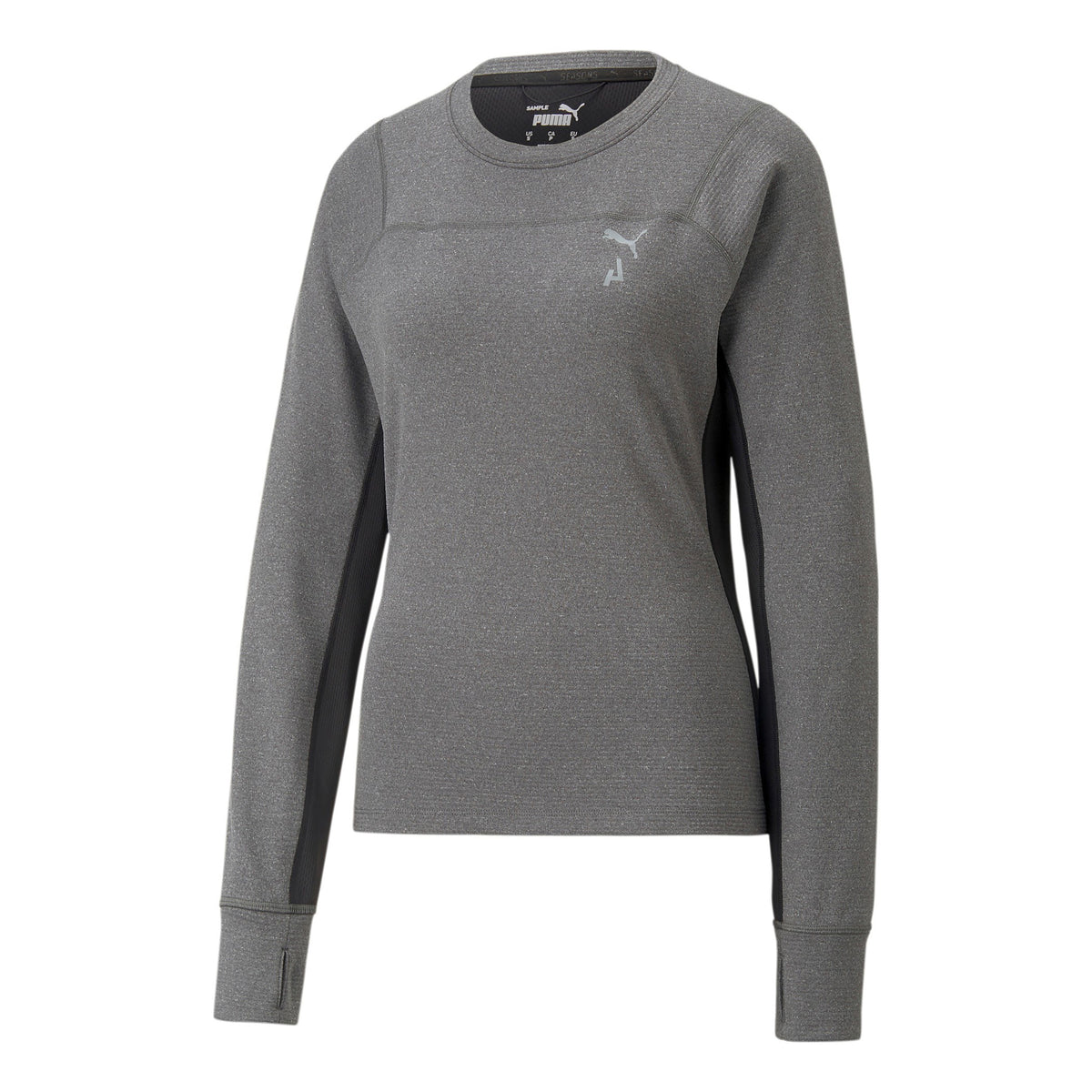 Puma Seasons Raincell Haut Manches Longues Femmes-Gris