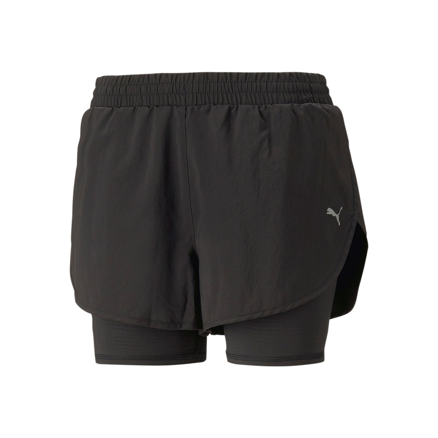 Puma Run Favorite Woven 2in1 3in Short De Running Femmes-Noir