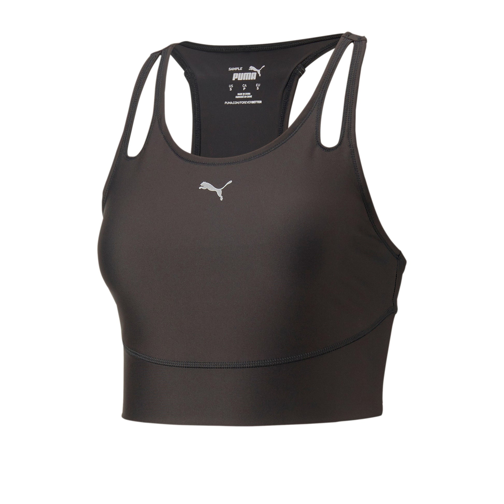 Puma Run Ultraform Crop Soutien-gorge sport Femmes - noir,