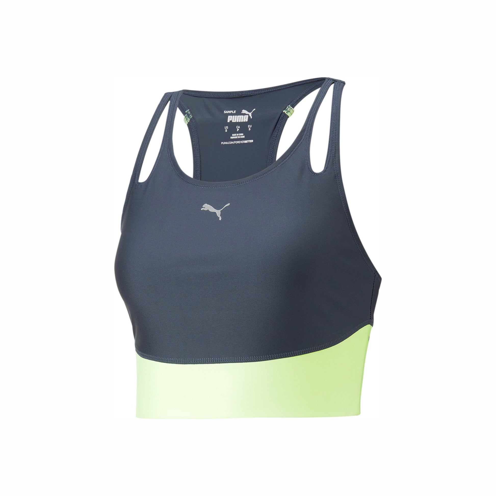 Puma Run Ultraform Crop Soutien-gorge Sport Femmes-Bleu