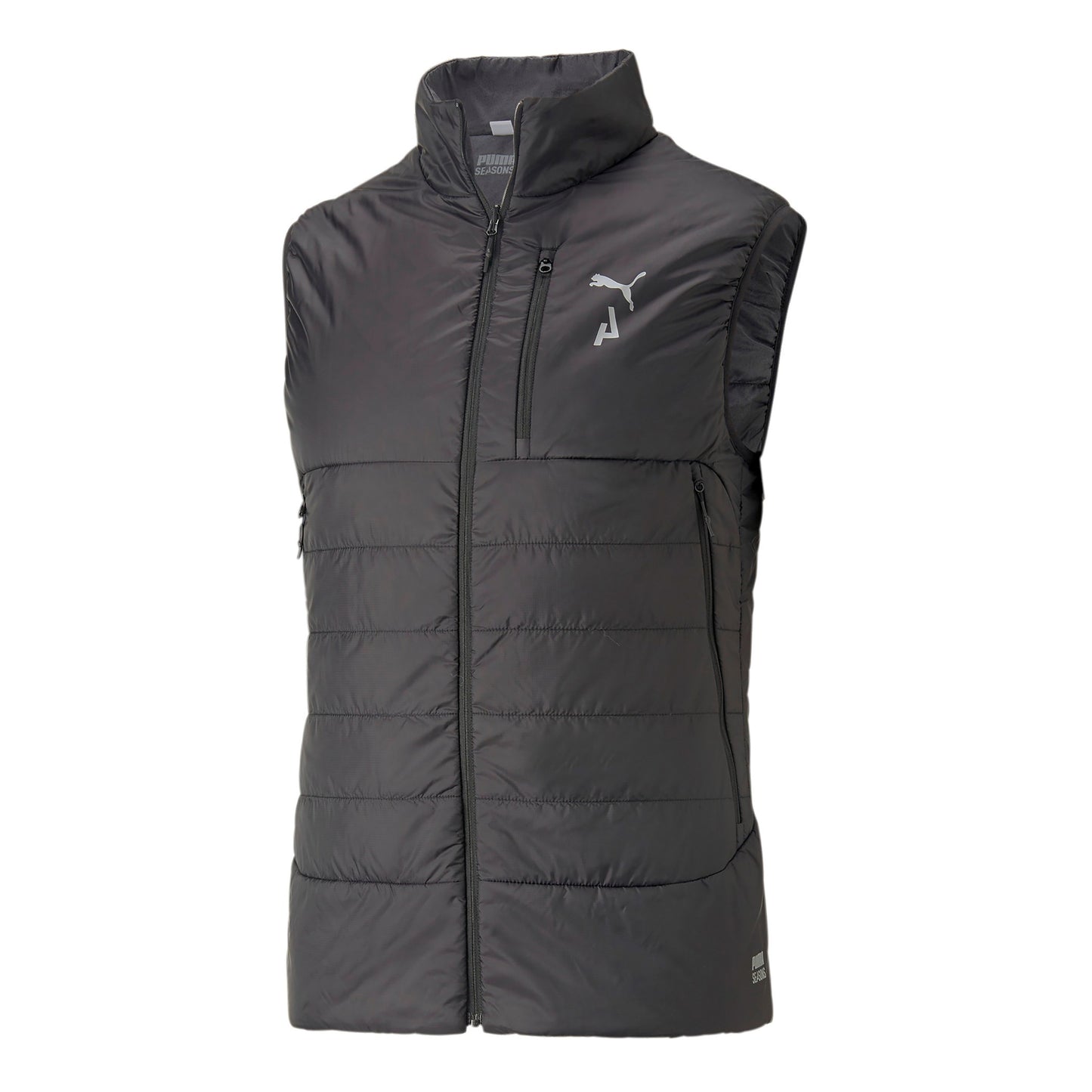 Puma Seasons Reversable Primaloft Gilets De Course Hommes-Noir