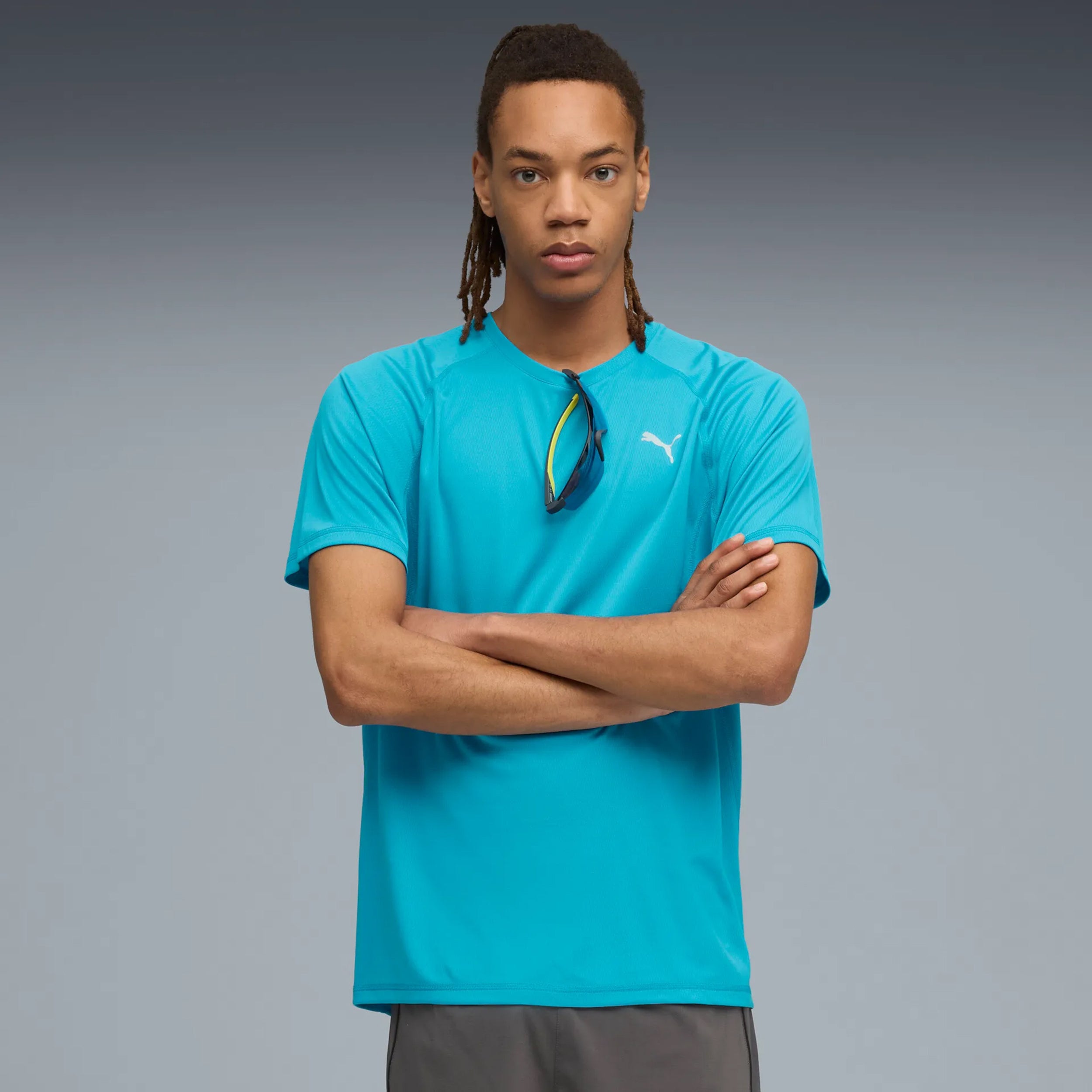 Puma Velocity  Maillot de course Hommes - bleu