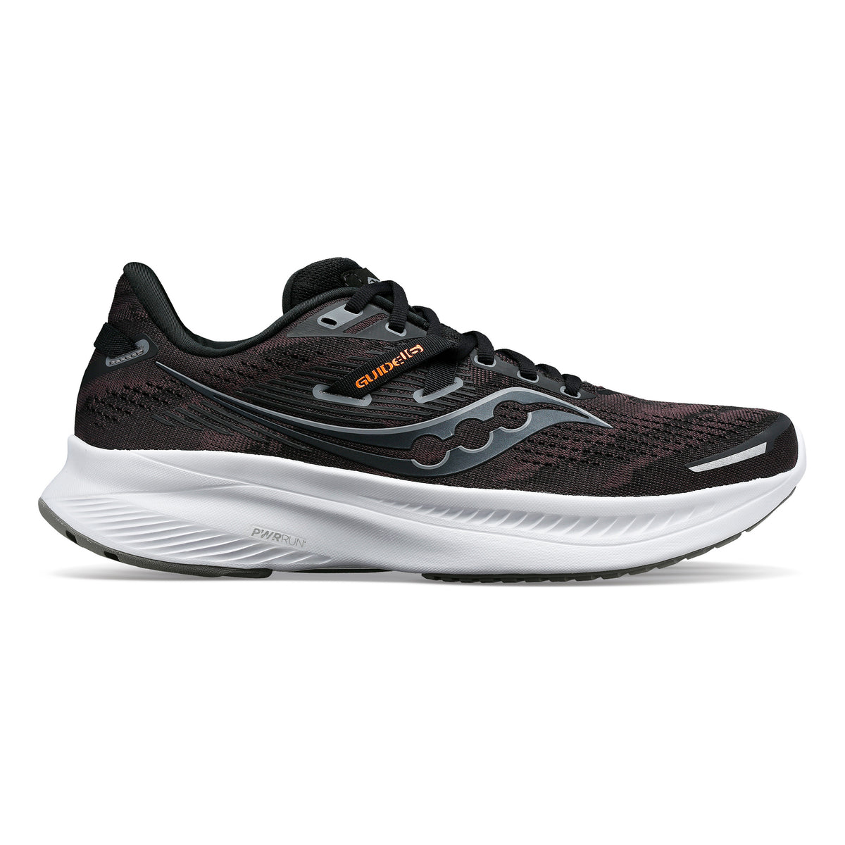 Saucony Guide 16 Chaussure de running avec stabilisateurs Femmes - noir, blanc