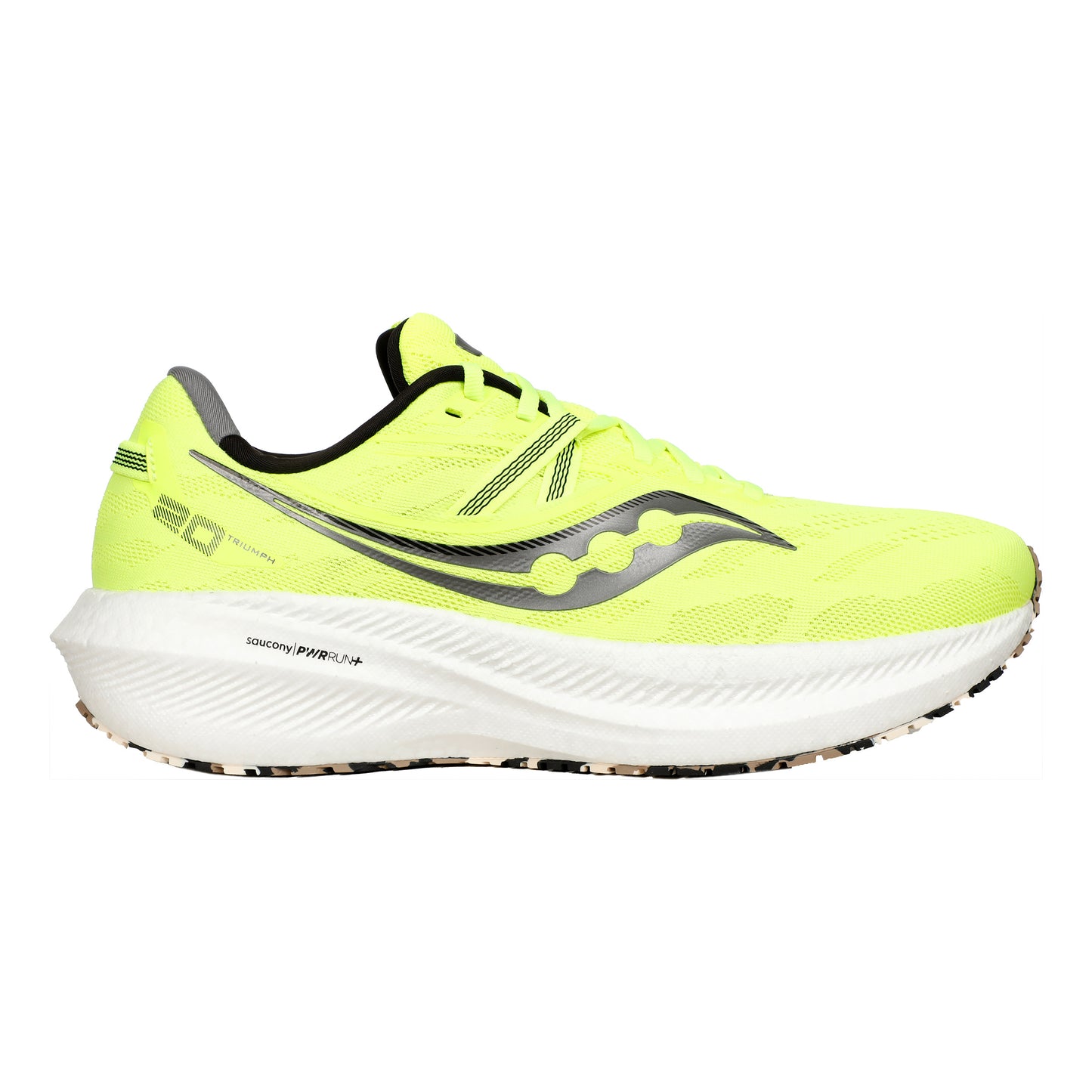 Saucony Triumph 20 Chaussure de running sans stabilisateurs Hommes - jaune, noir