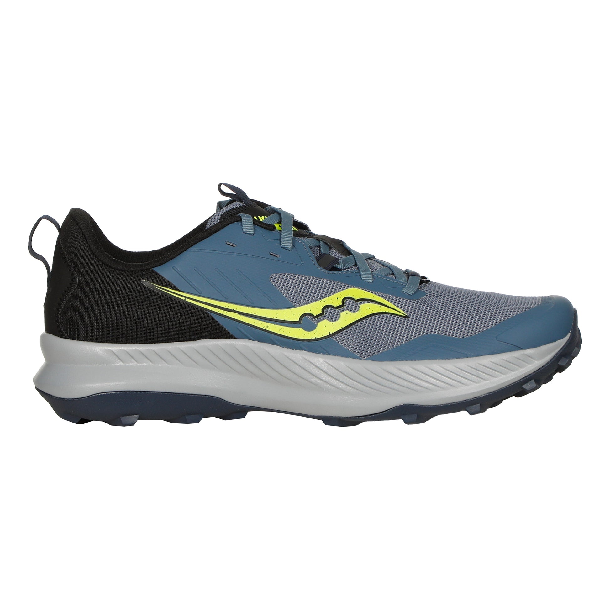 Saucony Blaze TR Chaussure trail Hommes - bleu, jaunes fluo