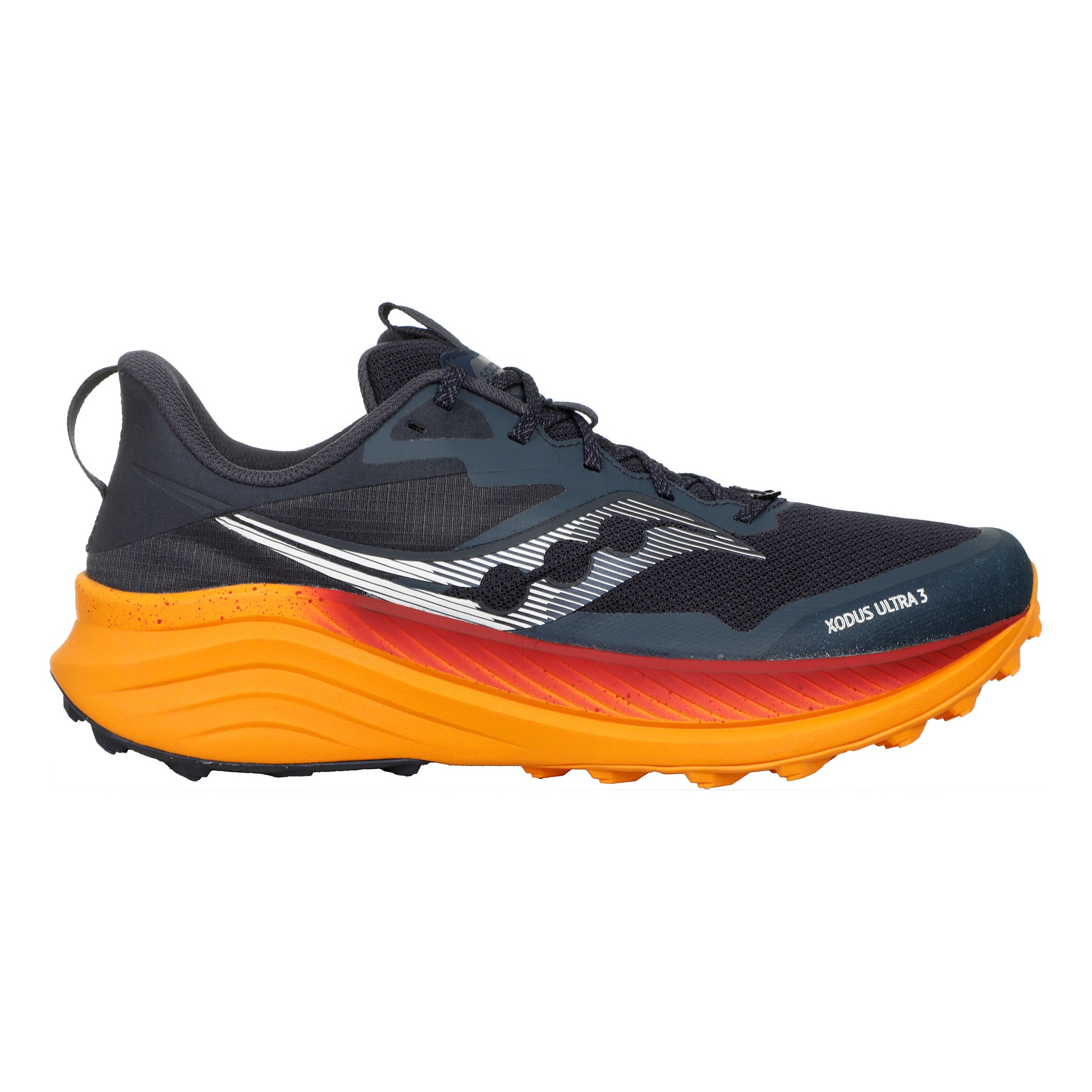 Saucony Xodus Ultra 3 Chaussure trail Hommes - bleu foncé, orange