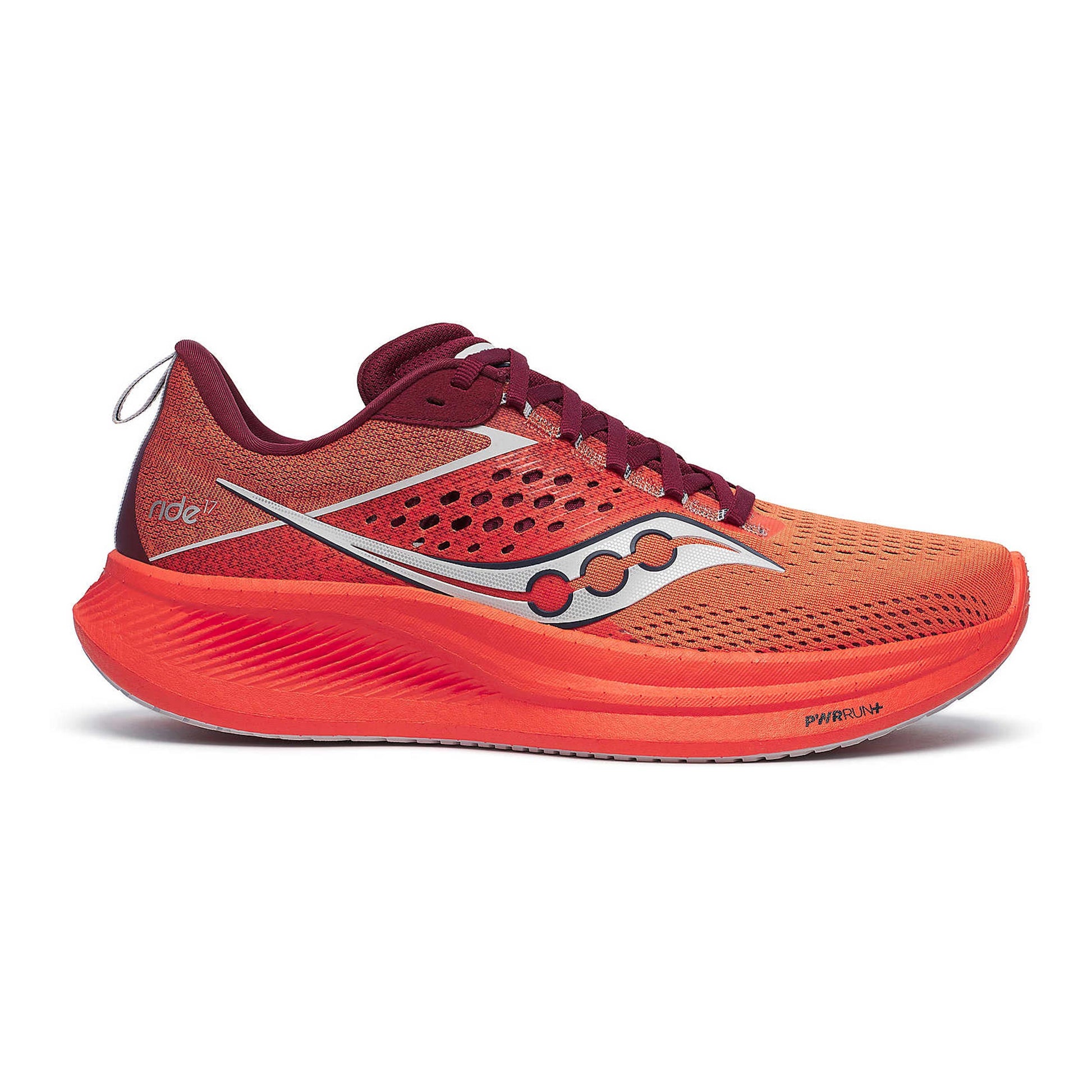 Saucony Ride 17 Chaussure de running sans stabilisateurs Hommes - orange, rouge