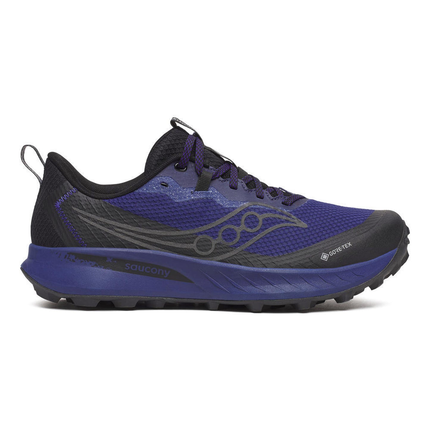 Saucony Peregrine 15 GTX Chaussure Trail Hommes-Violet,Noir