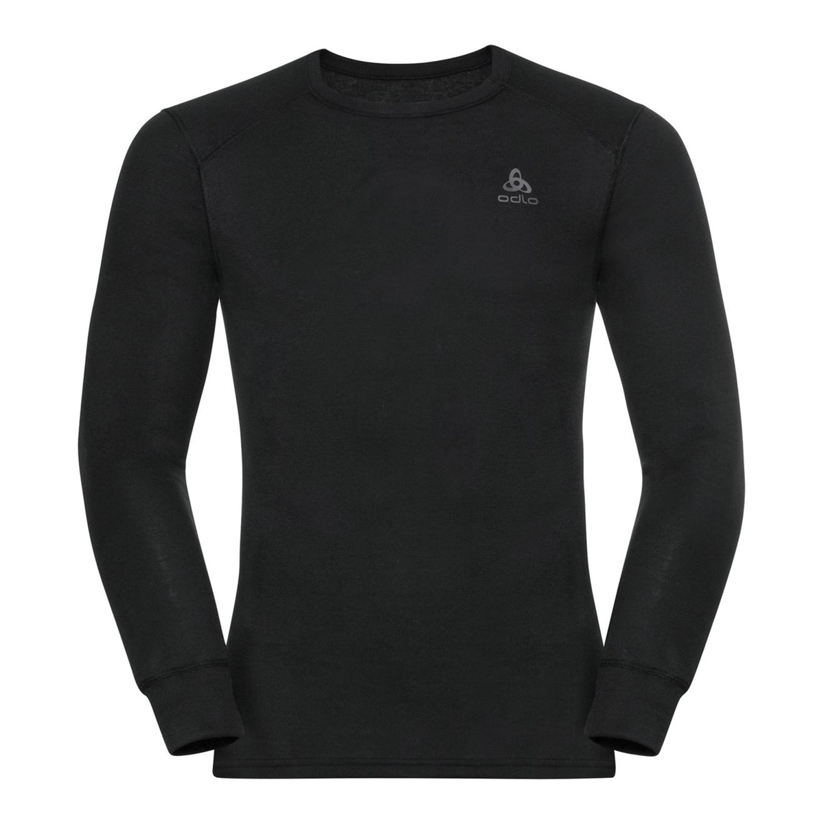 Odlo Active Warm Eco BI Top Crew Neck Haut Manches Longues Hommes-Noir