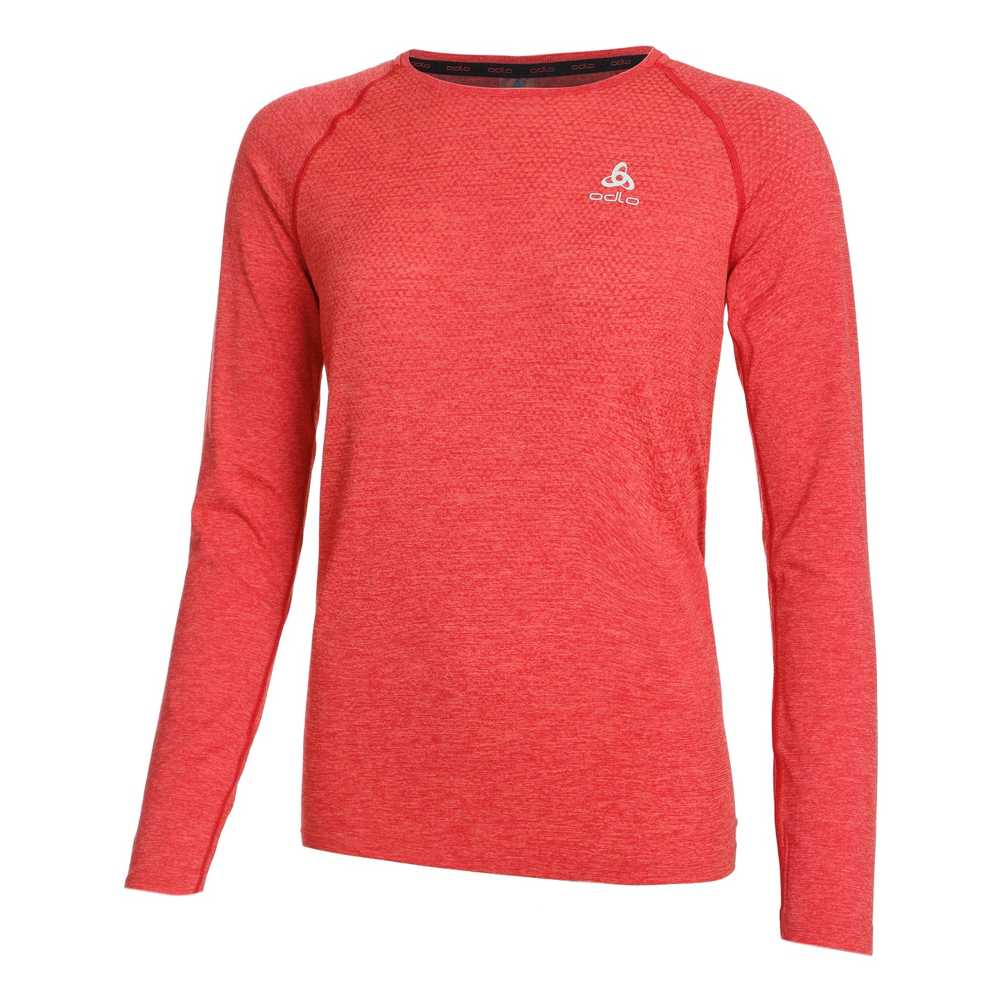 Odlo Essential Seamless Crew Neck Haut manches longues Femmes - rouge,