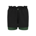 2in1 Active 365 5in Short De Running Femmes-Noir,Vert Foncé