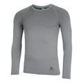 BL Top Crew Neck Performance Light Eco Top De Course Hommes-Gris