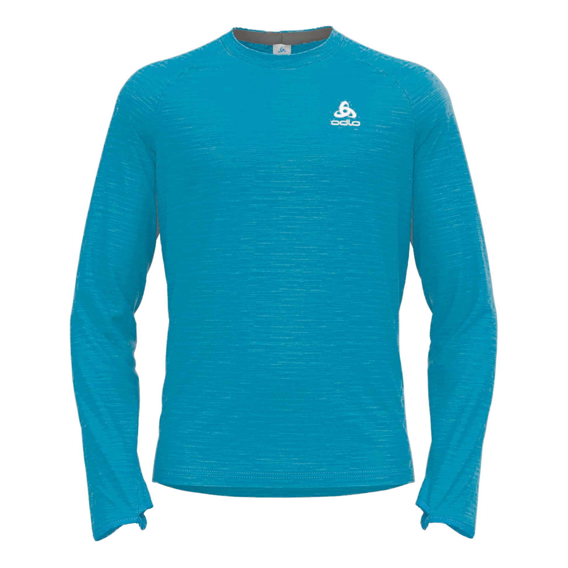 Odlo Essential Thermal Mid Layer Haut manches longues Hommes - bleu petrol,