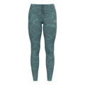 Zeroweight Print Collant De Course Femmes-Bleu Gris