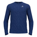 Essential Seamless Crew Neck Haut manches longues Hommes - bleu foncé,
