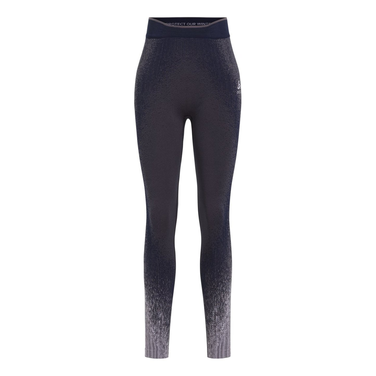 Odlo Performance Warm Blackcomb Collant de course Femmes - gris,