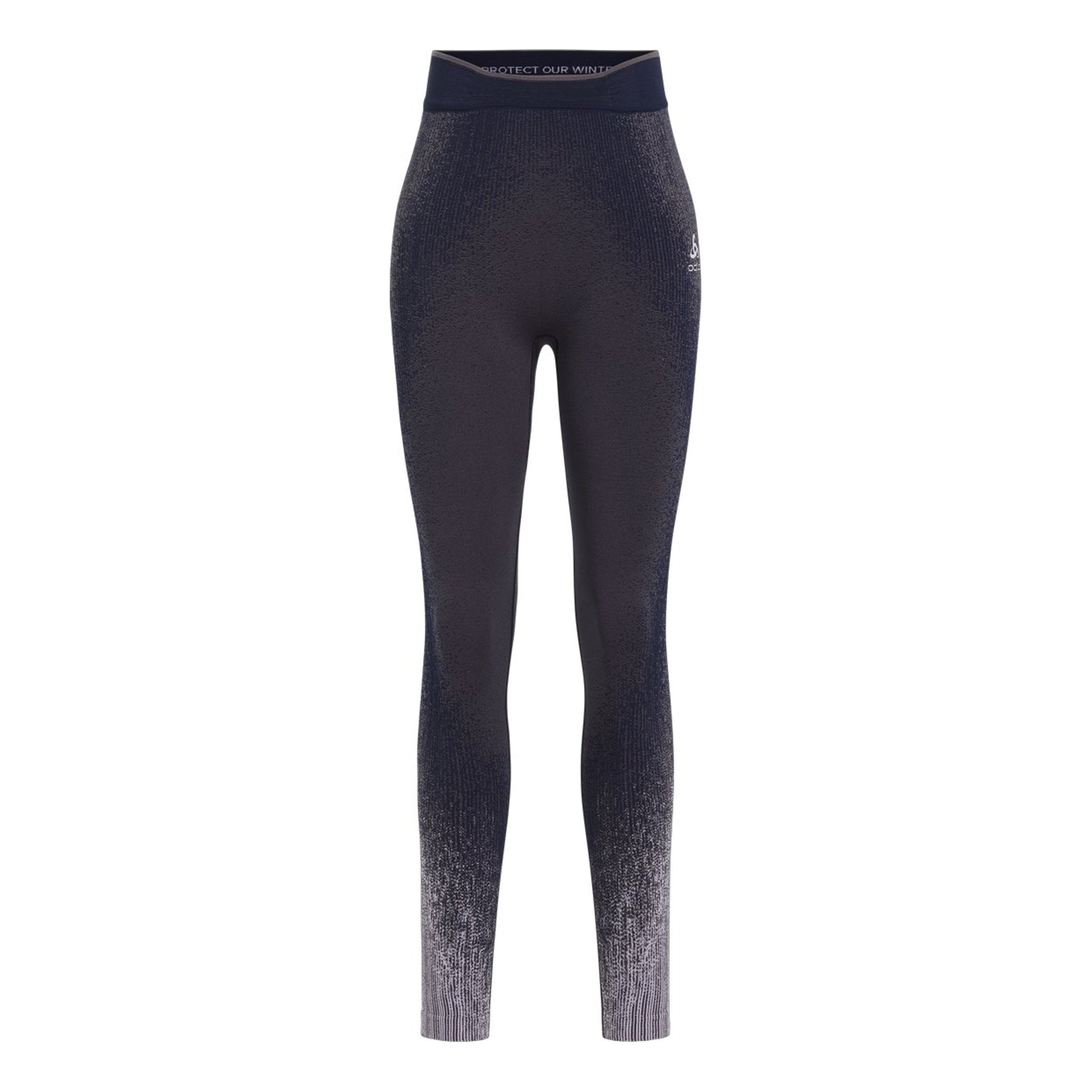 Odlo Performance Warm Blackcomb Collant de course Femmes - gris,