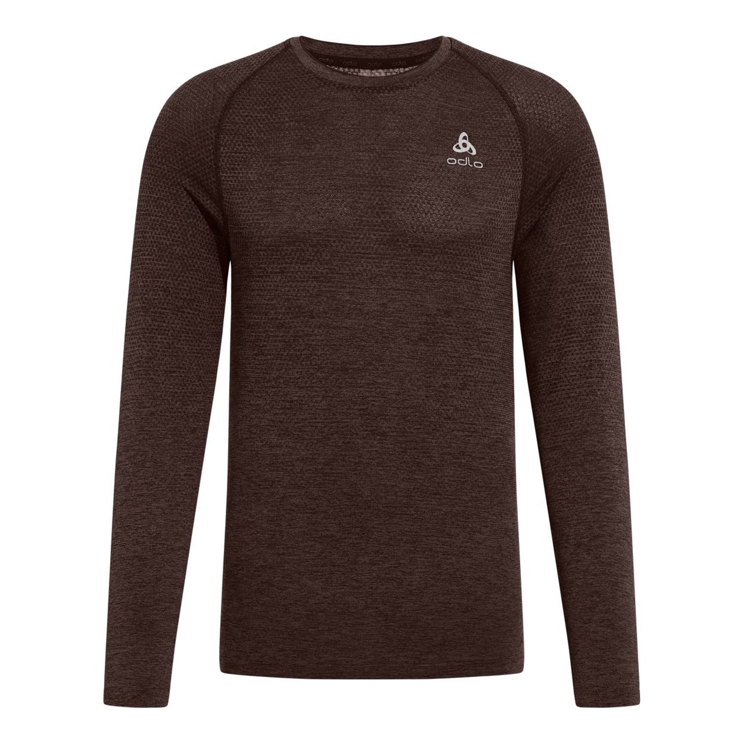Odlo Essential Seamless Haut Manches Longues Hommes-Marron