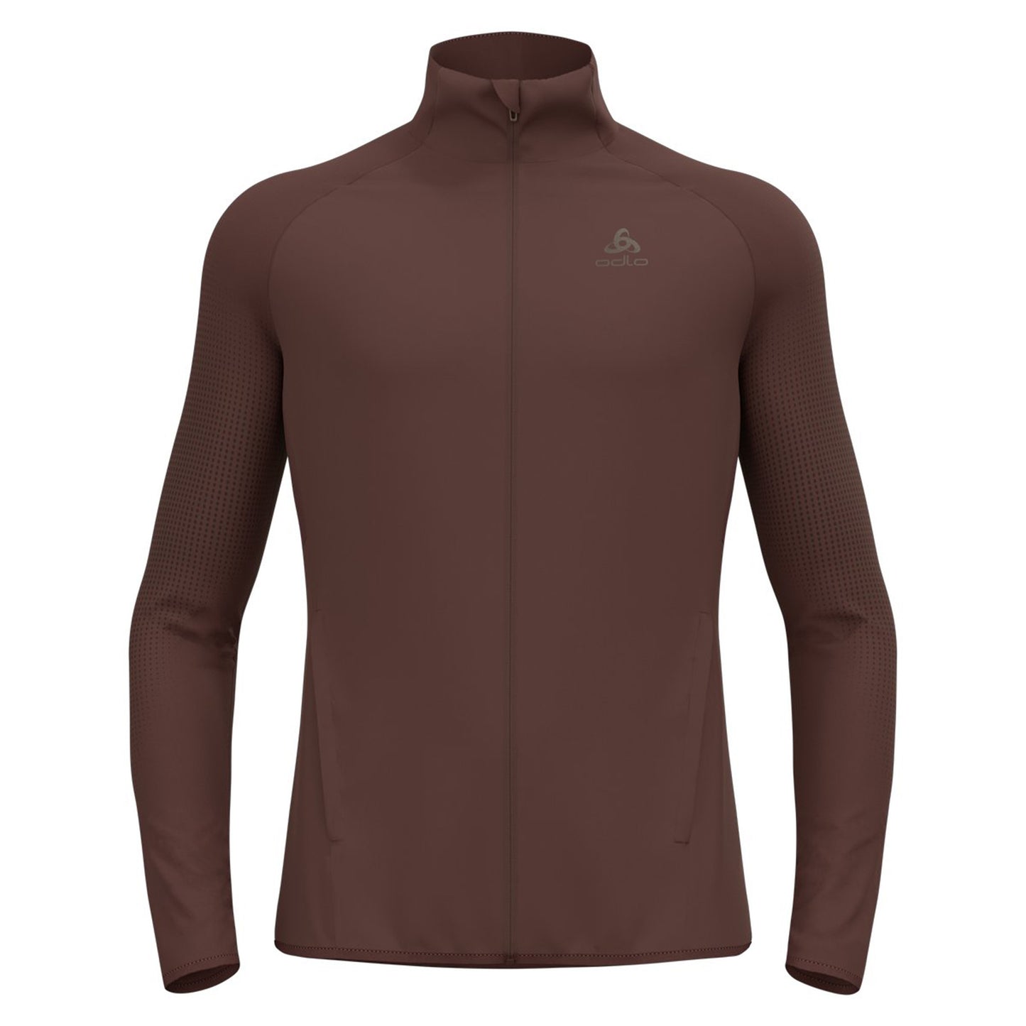 Odlo Zeroweight Warm Hybrid Veste Running Hommes-Marron