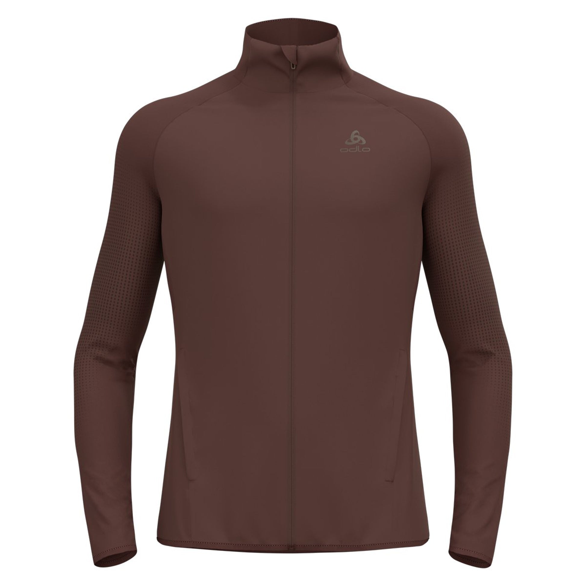 Odlo Zeroweight Warm Hybrid Veste Running Hommes-Marron