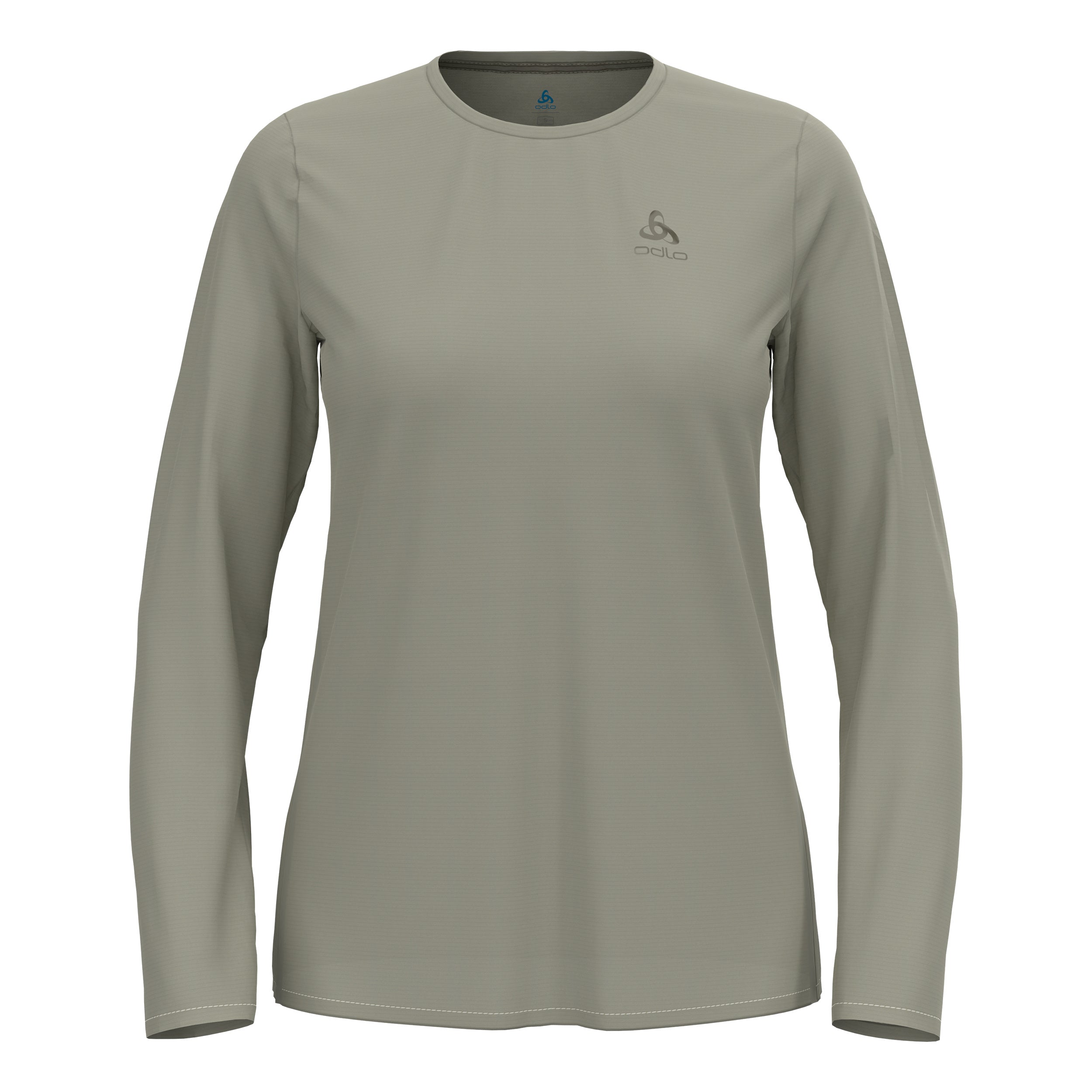 Odlo Zeroweight Chill-Tec  Maillot de course Femmes - kaki