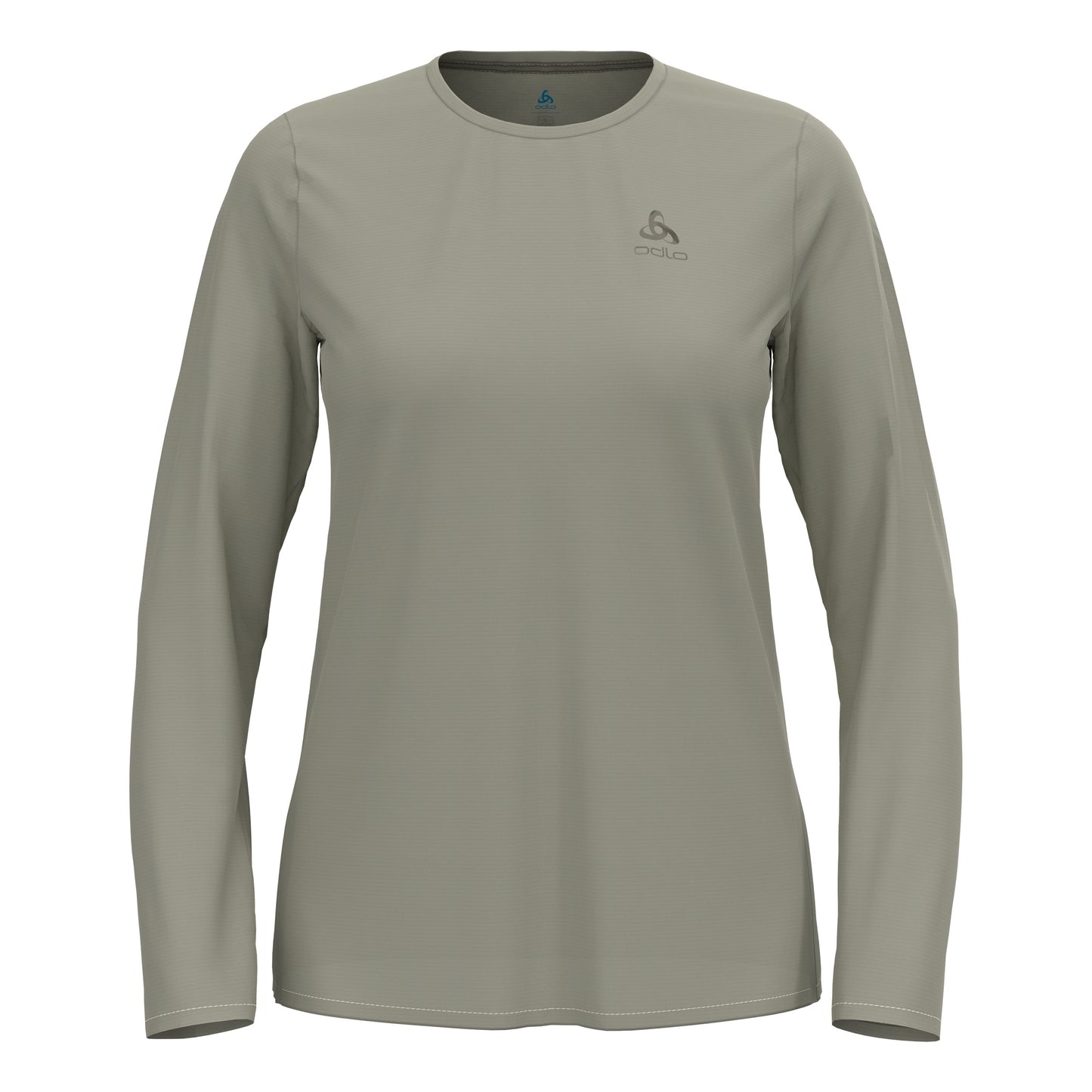 Odlo Zeroweight Chill-Tec  Maillot de course Femmes - kaki