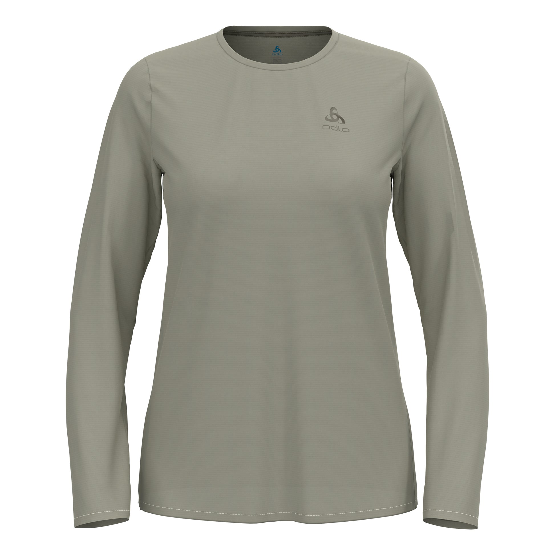 Odlo Zeroweight Chill-Tec  Maillot de course Femmes - kaki