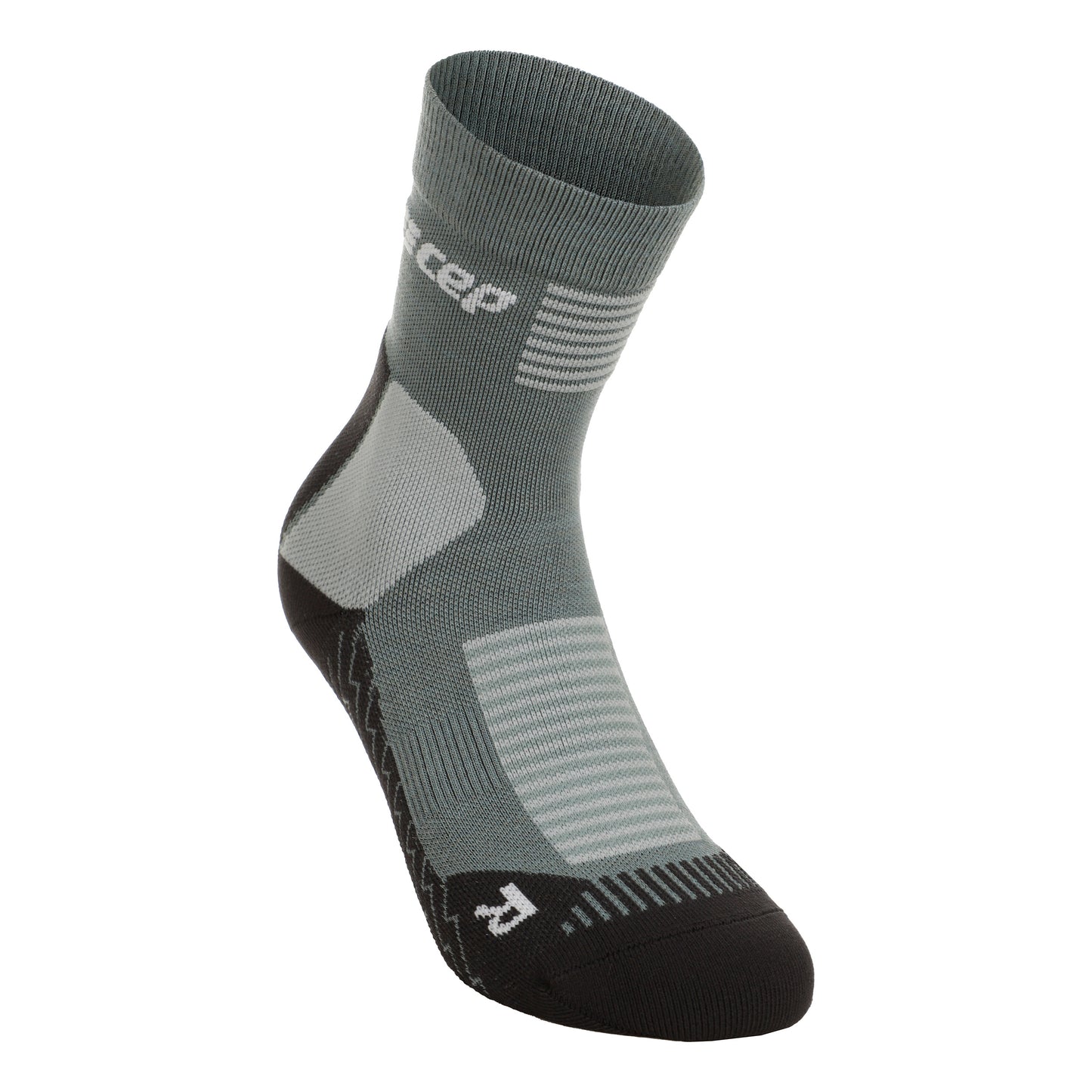 CEP Cold Weather Mid Cut V2 Chaussettes de compression Femmes - bleu gris, gris