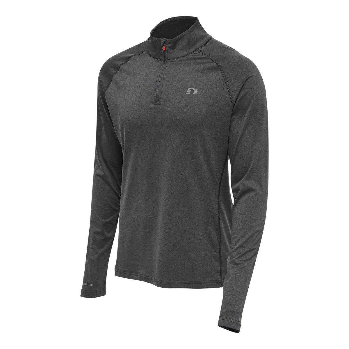 Newline Half-Zip Haut Manches Longues Hommes-Gris