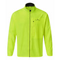 Core Veste running Hommes - vert fluo, noir
