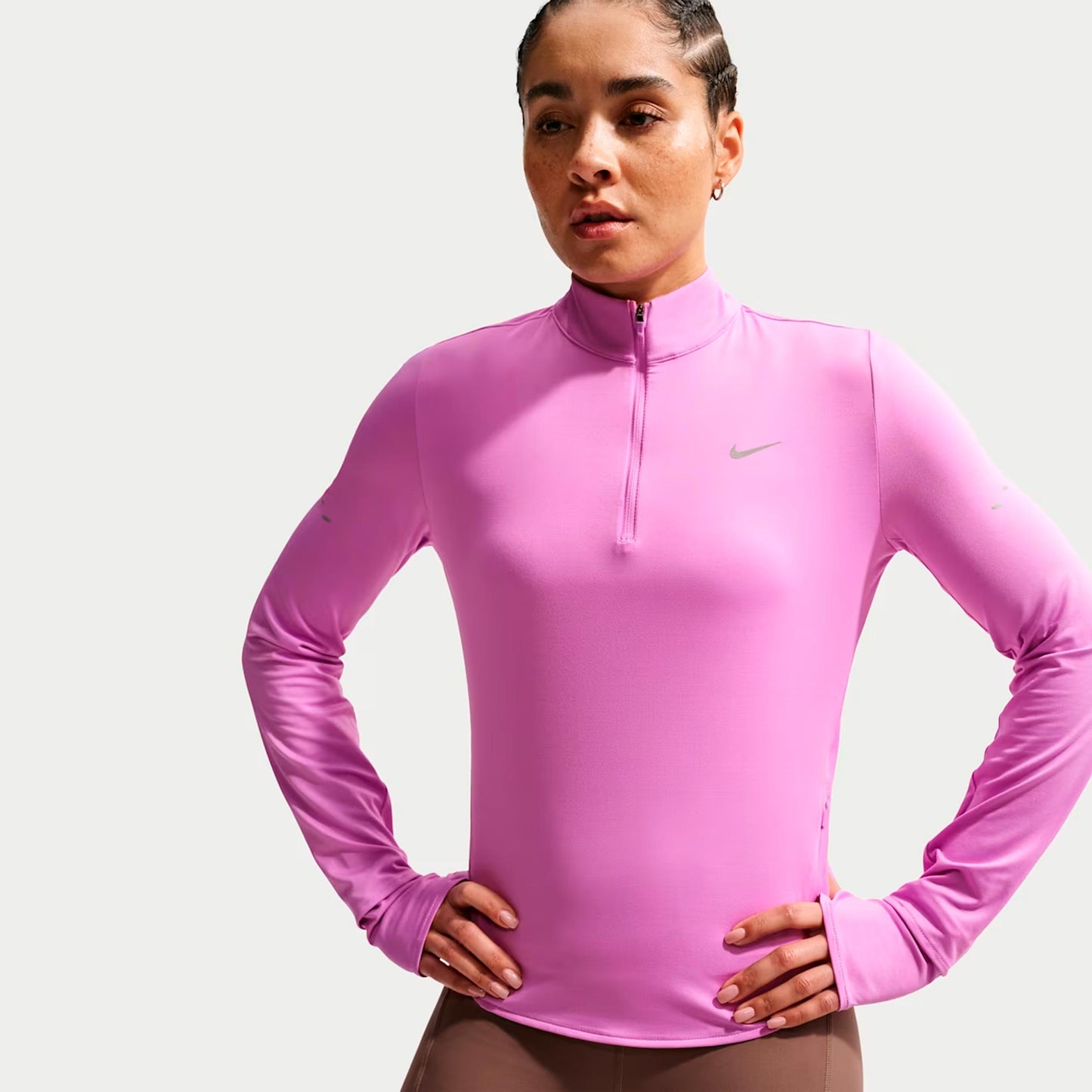 Nike Swift Maillot de course Femmes - rose, argent