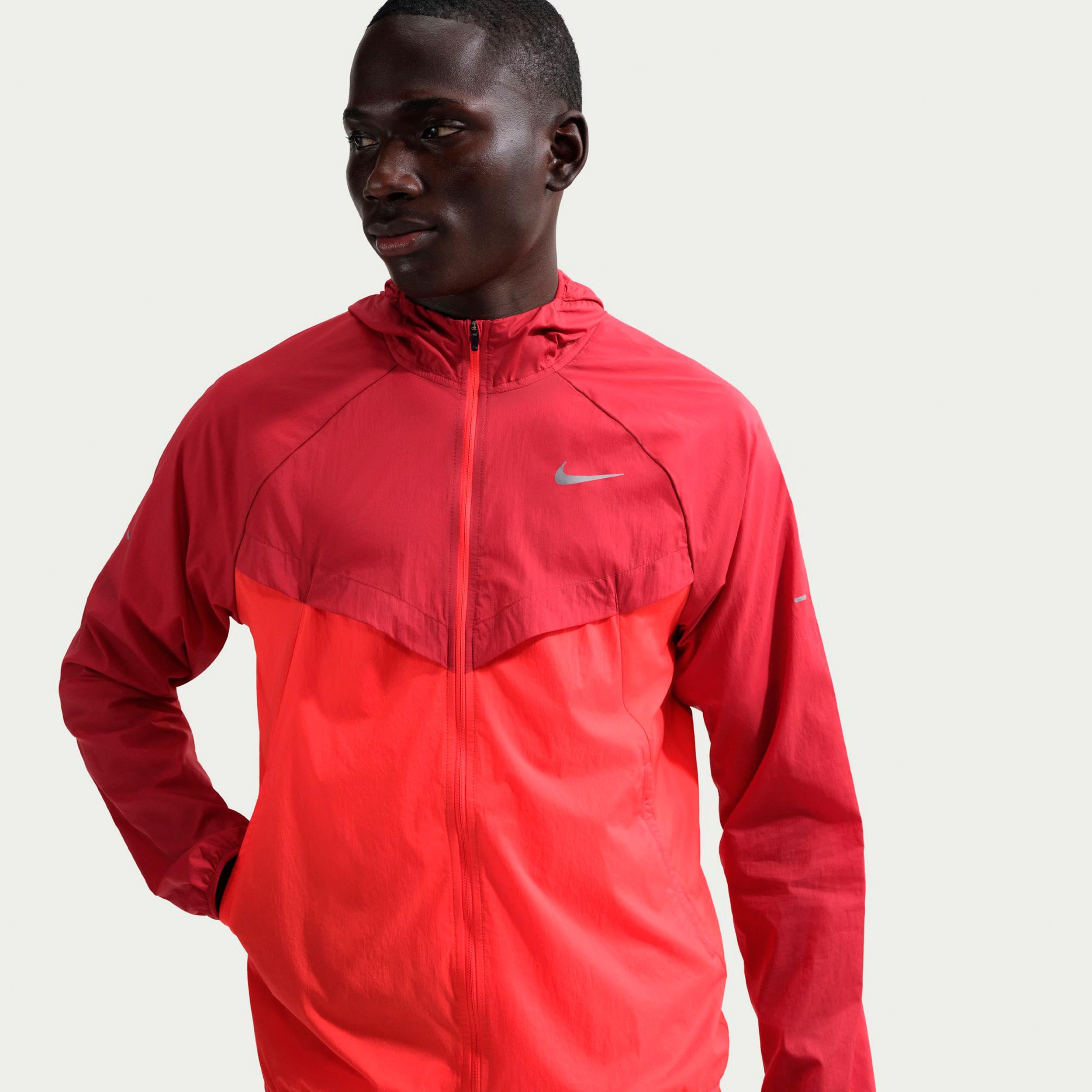 Nike Stride Veste running Hommes - rouge, rouge clair