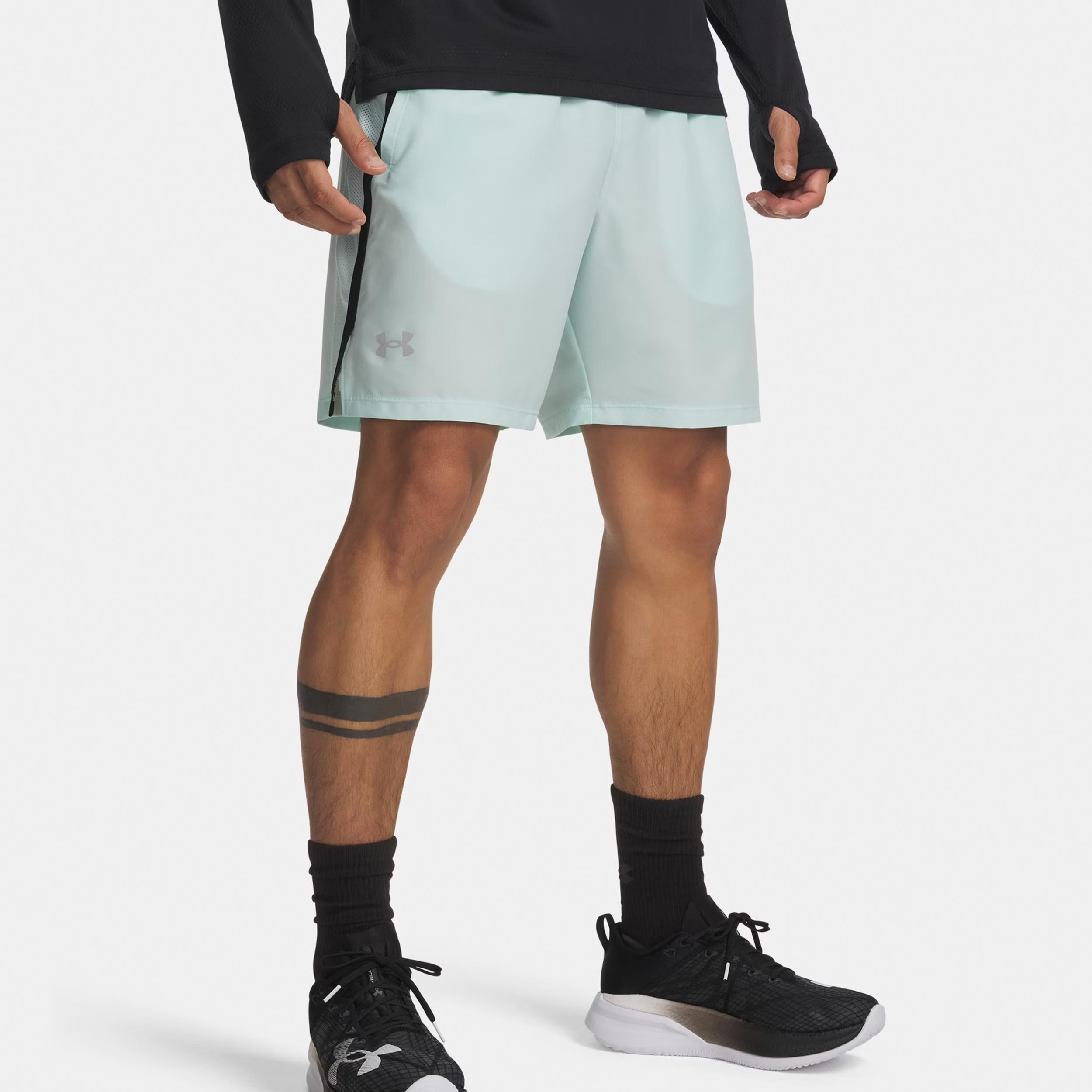 Under Armour Launch 7in  Short de running Hommes - menthe, noir