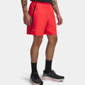 Launch 7in  Short de running Hommes - rouge, noir