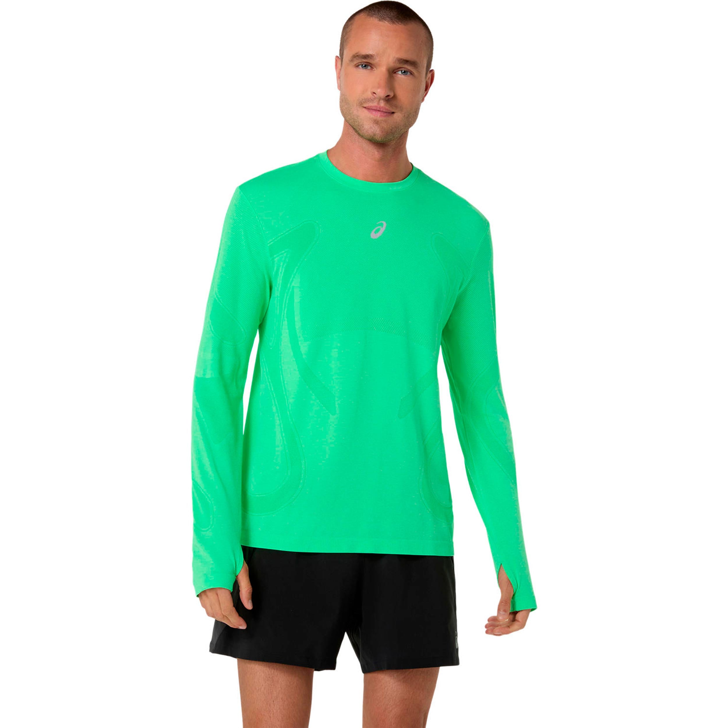 ASICS Road Seamless  Maillot de course Hommes - vert, vert