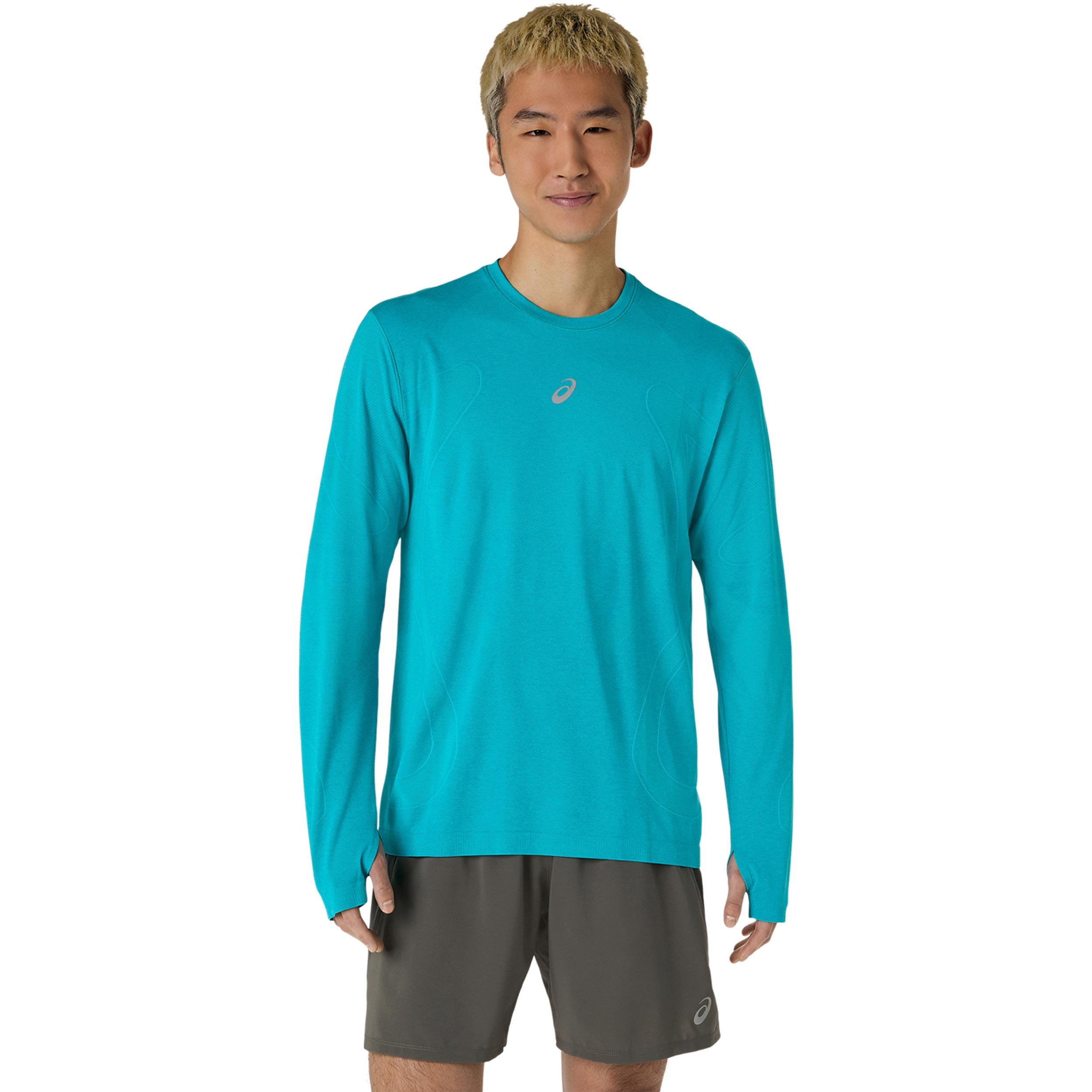 ASICS Road Seamless  Maillot de course Hommes - turquoise