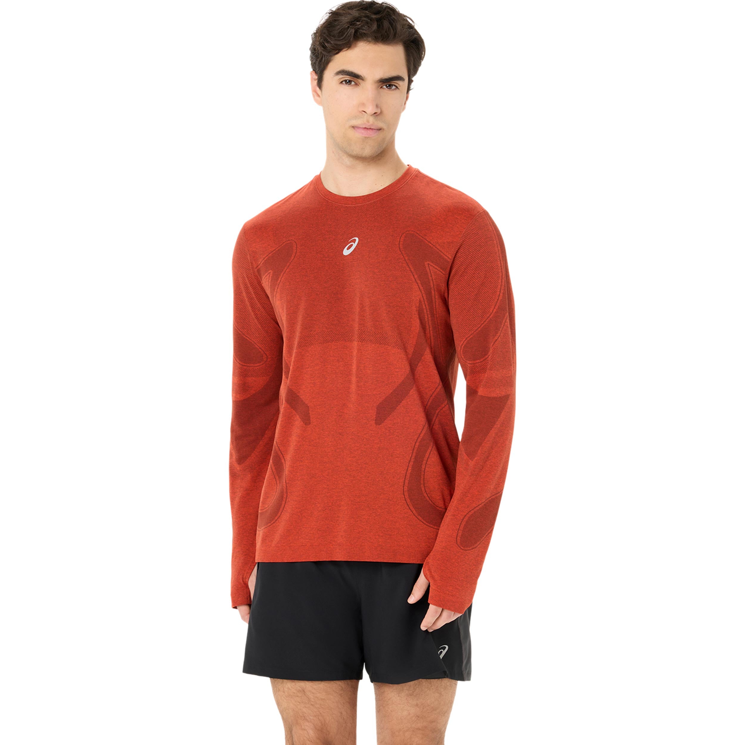 ASICS Road Seamless  Maillot de course Hommes - rouge foncé