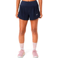 Road 3.5in Short de running Femmes-bleu foncé