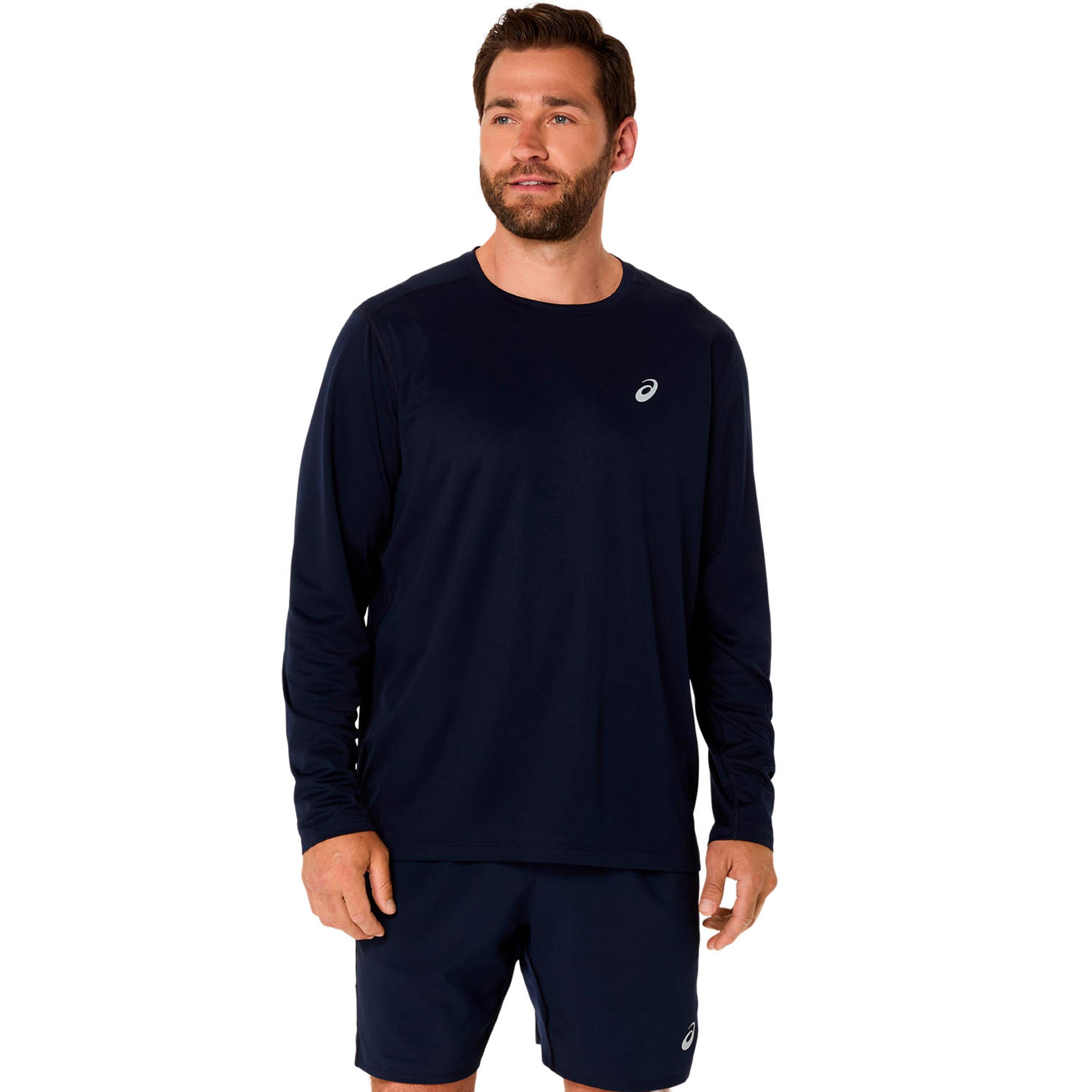 ASICS Core Maillot de course Hommes-bleu foncé
