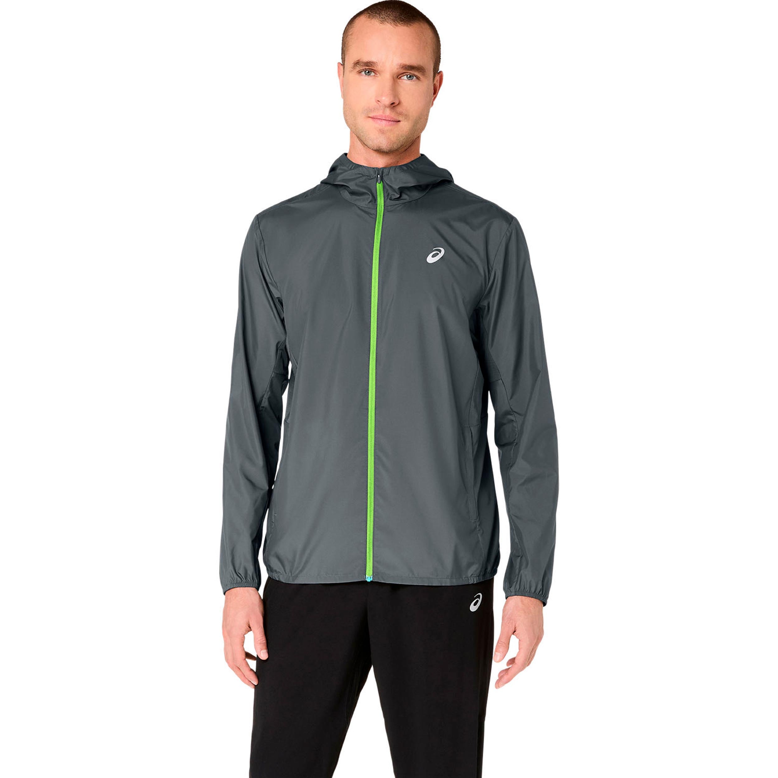 ASICS Core Veste running Hommes-gris