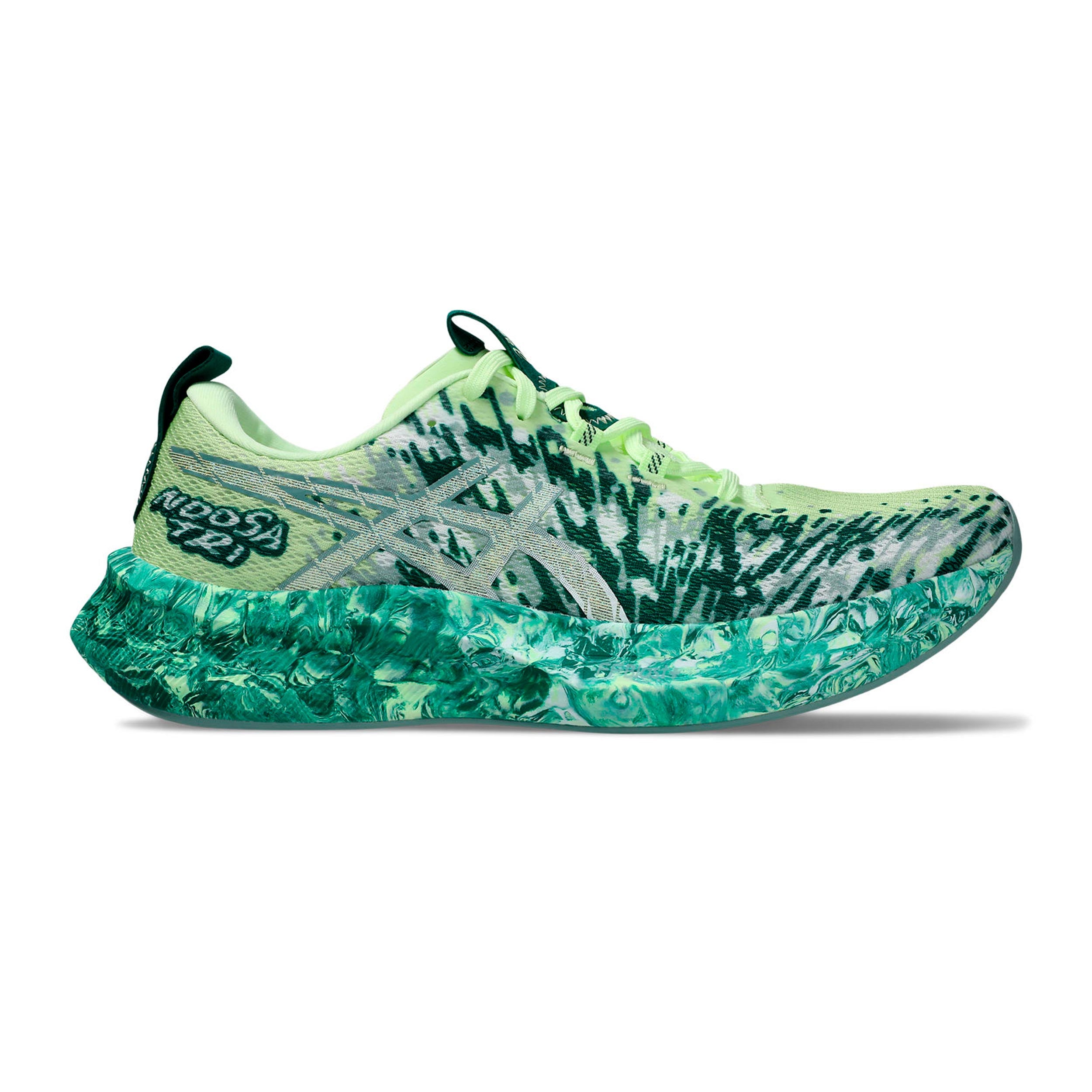 ASICS NOOSA TRI 16 Chaussure de compétition Hommes - jaunes fluo, vert