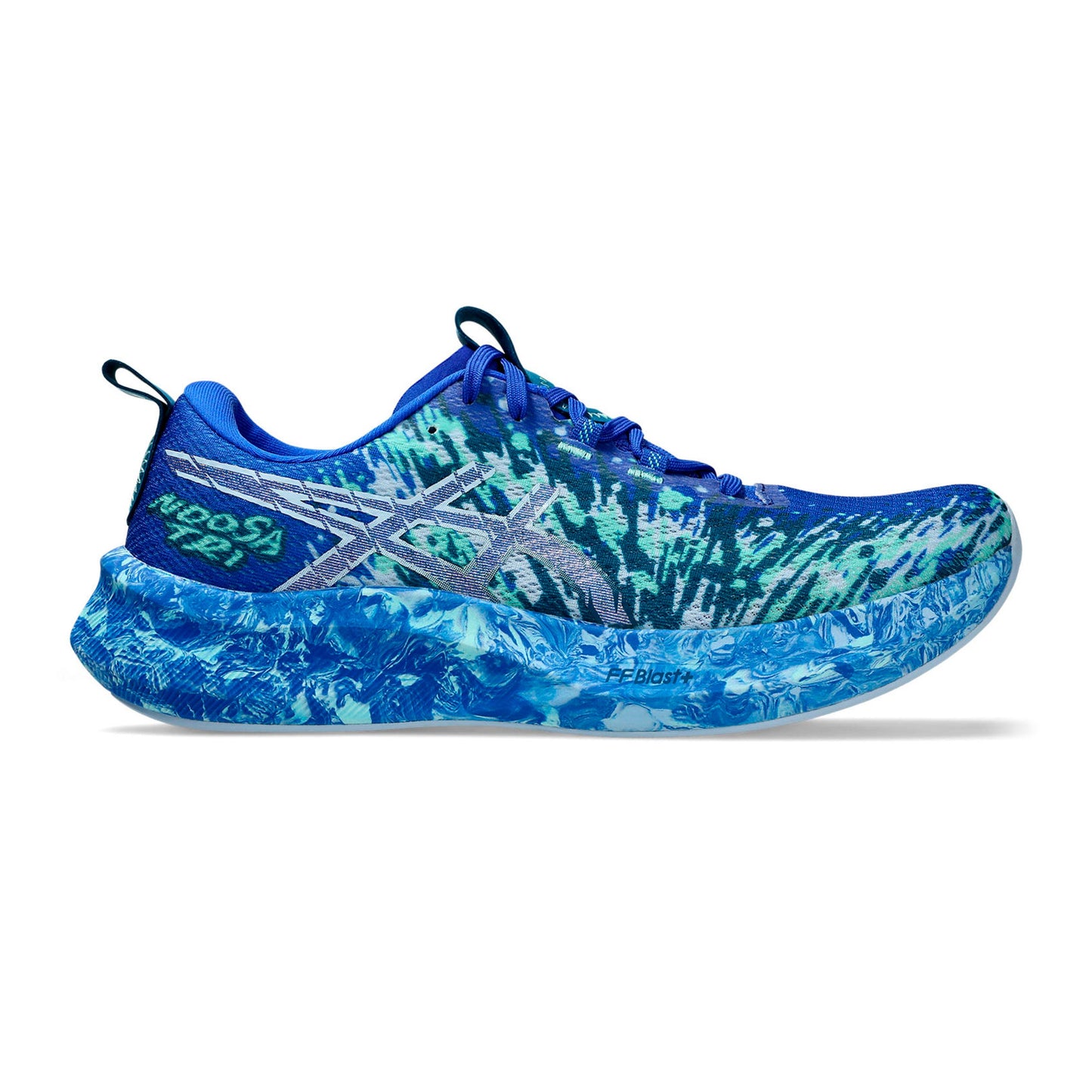 ASICS NOOSA TRI 16 Chaussure de compétition Hommes - bleu, vert